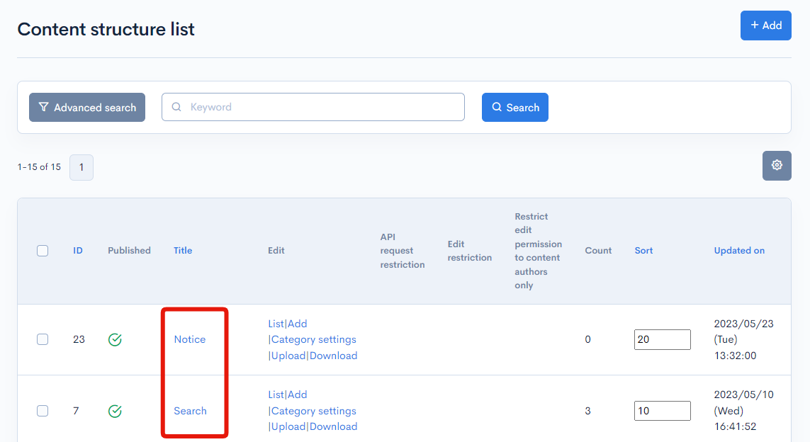 Content structure | Enterprise Headless CMS Kuroco | Trusted by 6,000 ...
